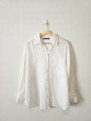 Zara Oversized Linen Button Up (M)