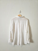 Zara Oversized Linen Button Up (M)