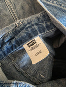 Vintage Levi's 90s Denim Shortalls (L)