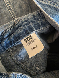 Vintage Levi's 90s Denim Shortalls (L)