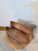 Charix Brown Leather Loafers (9/9.5)