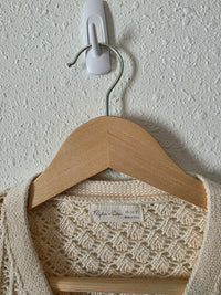 Rylee + Cru Textured Cotton Cardigan (XS)