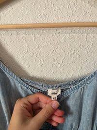 Aerie Denim Chambray Top (M)