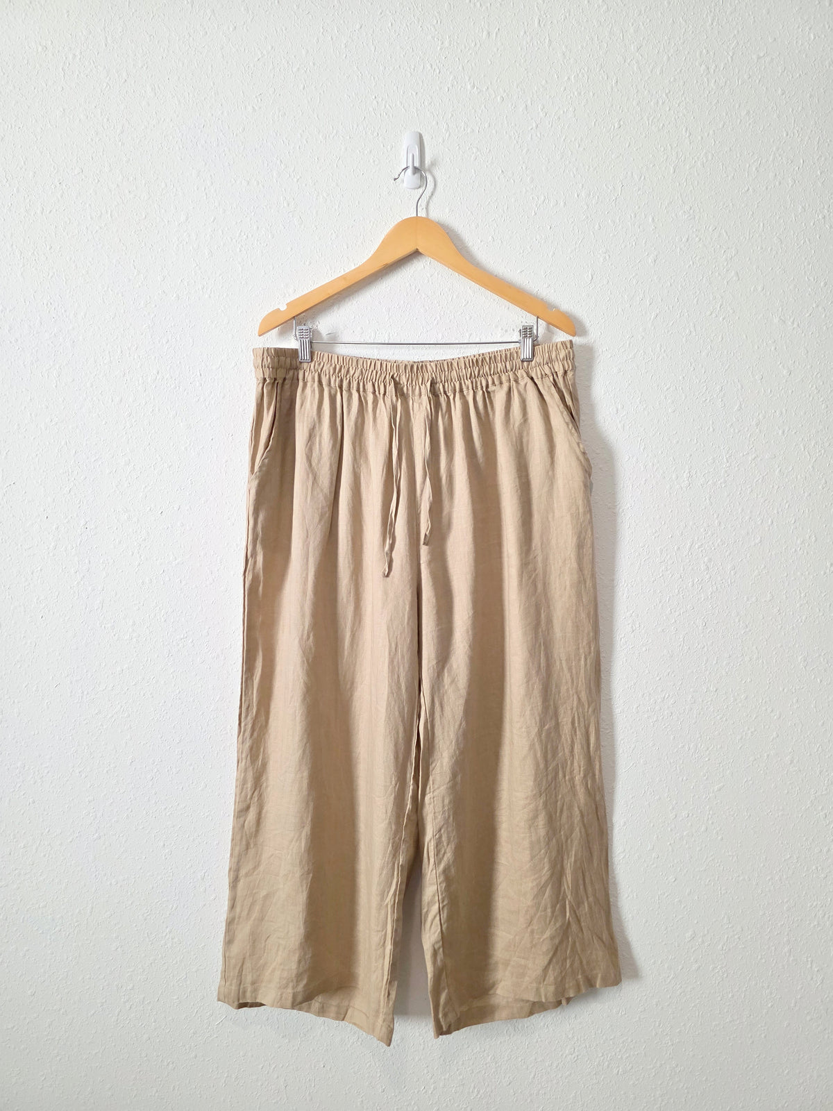 NEW Linen Wide Leg Pants (3X)