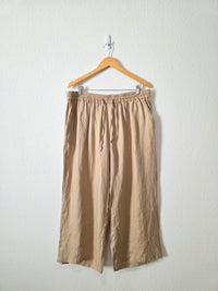 NEW Linen Wide Leg Pants (3X)