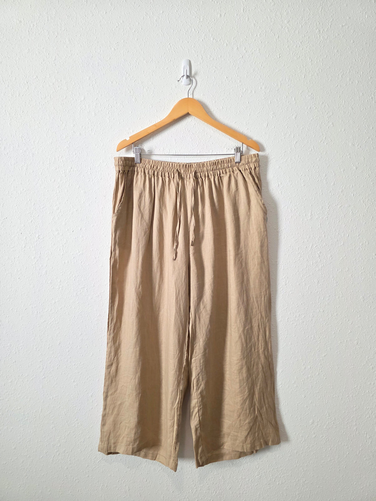 NEW Linen Wide Leg Pants (3X)
