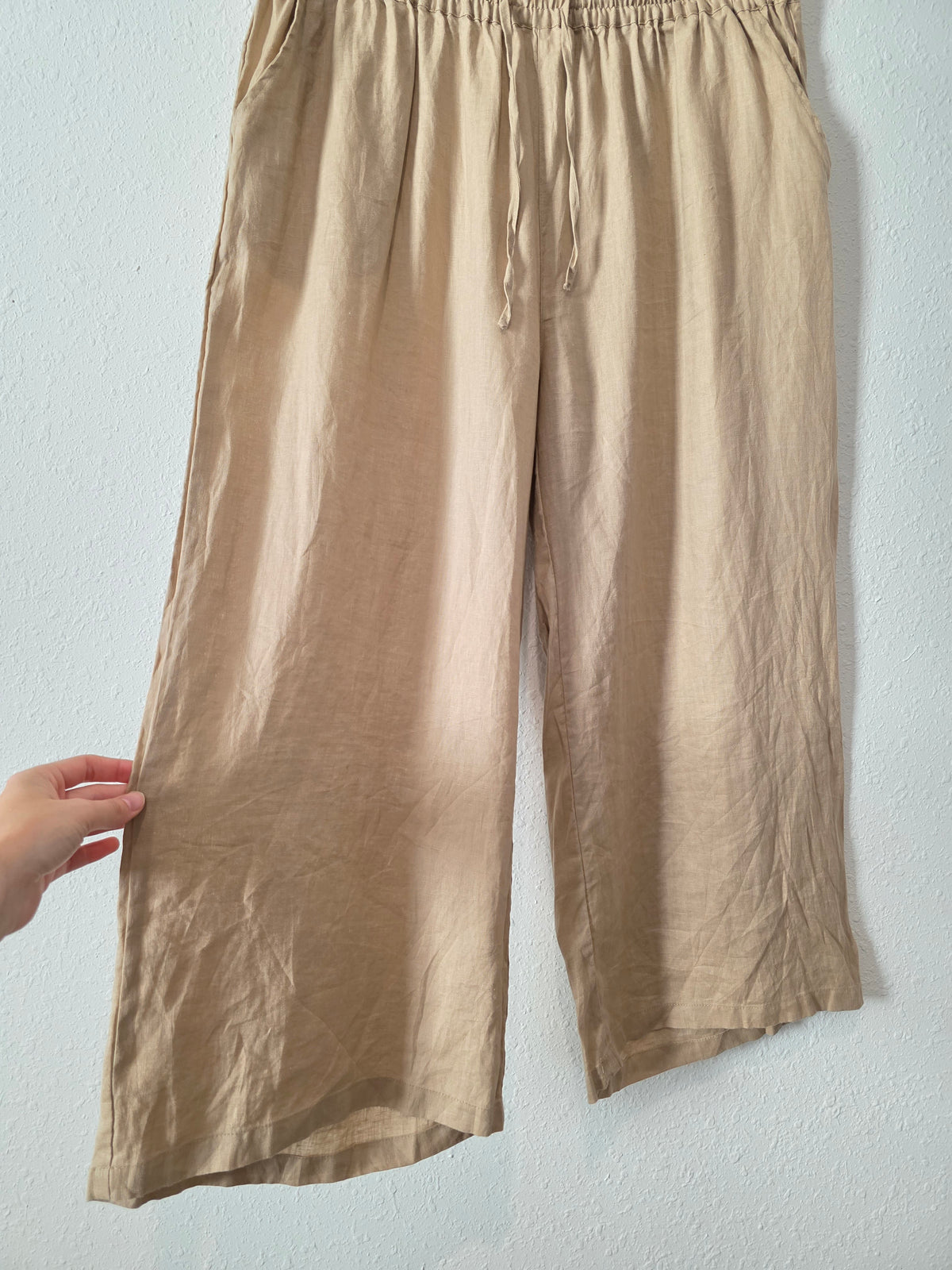 NEW Linen Wide Leg Pants (3X)