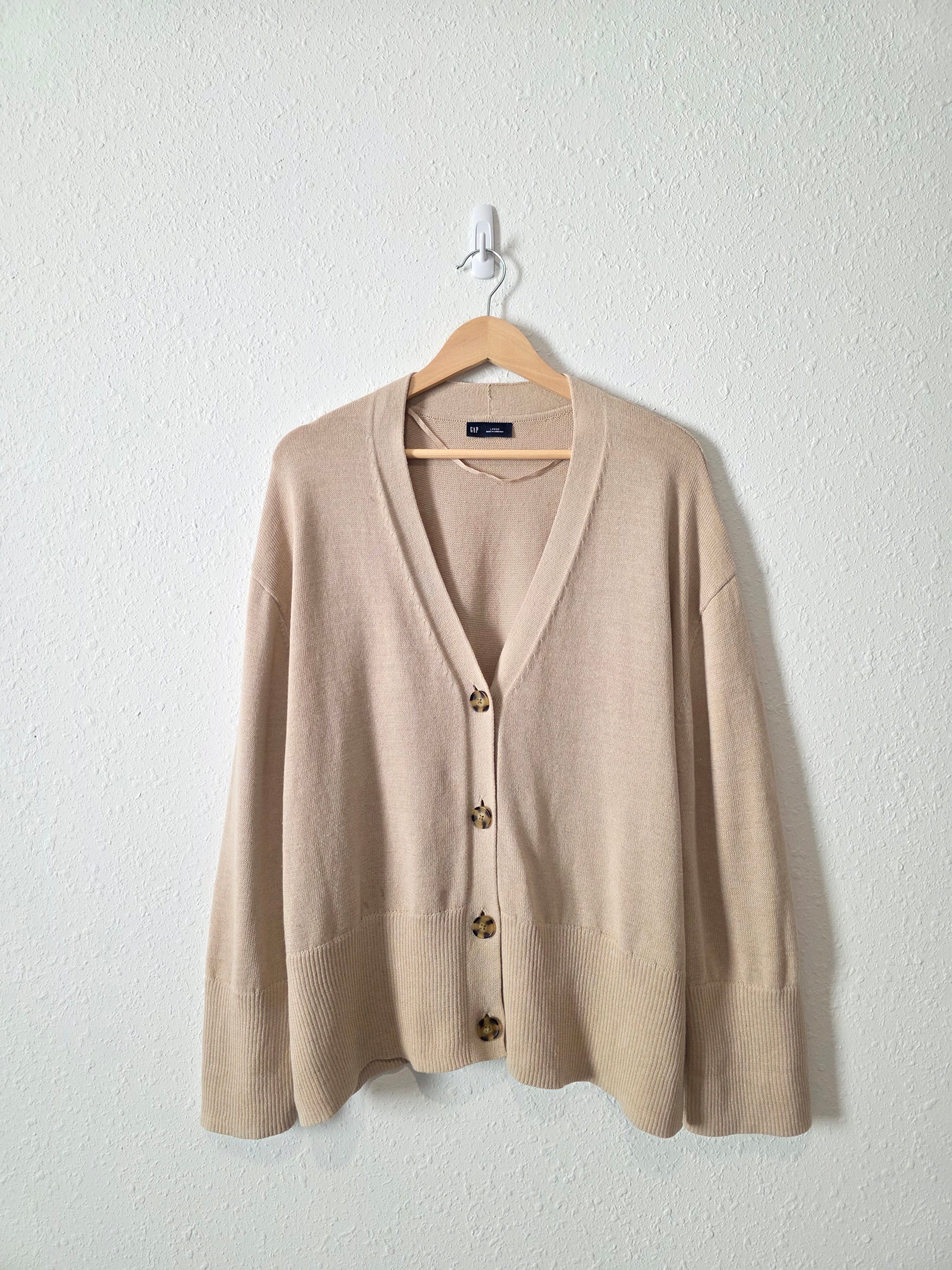 Gap Linen Blend Cardigan (L)