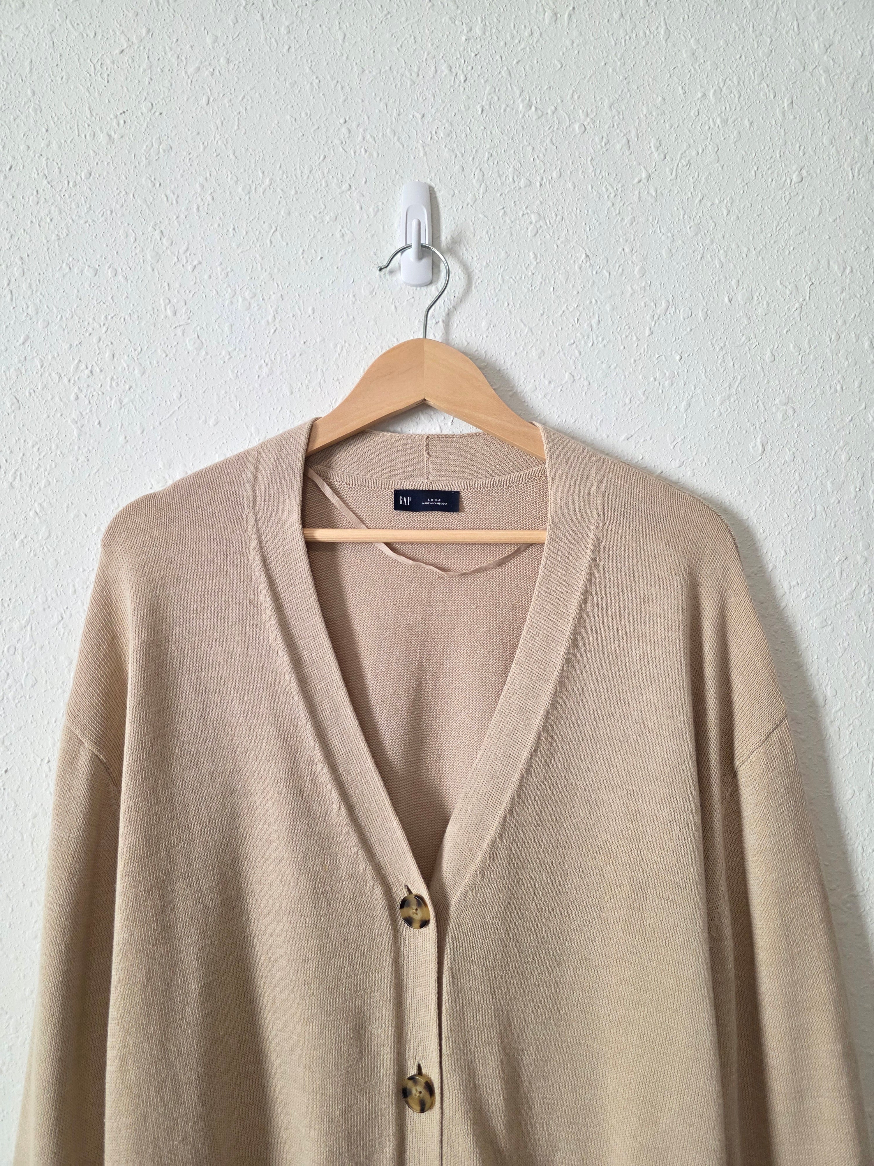 Gap Linen Blend Cardigan (L)