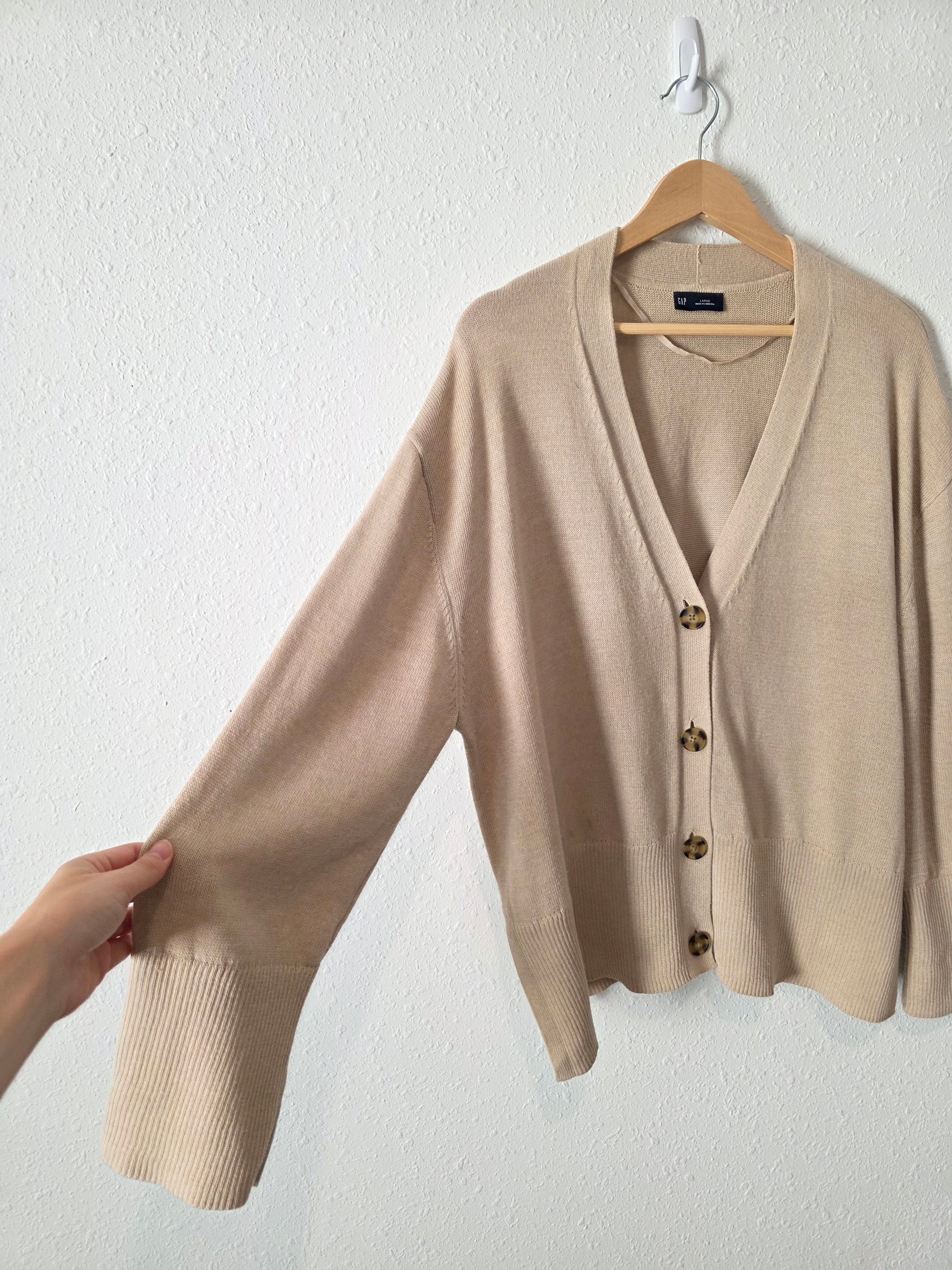 Gap Linen Blend Cardigan (L)