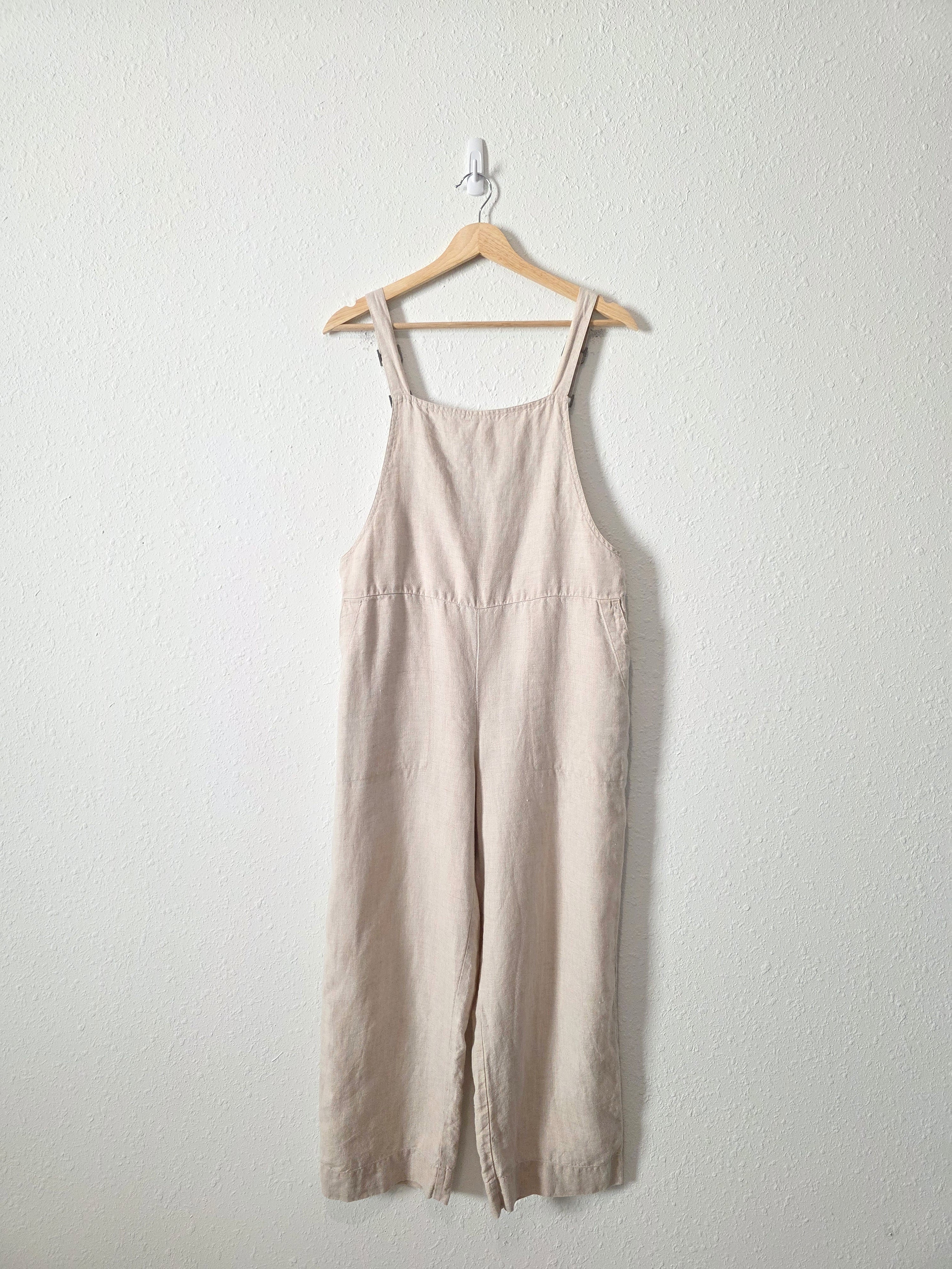 Eileen Fisher Organic Linen Overalls (XS/S petite)