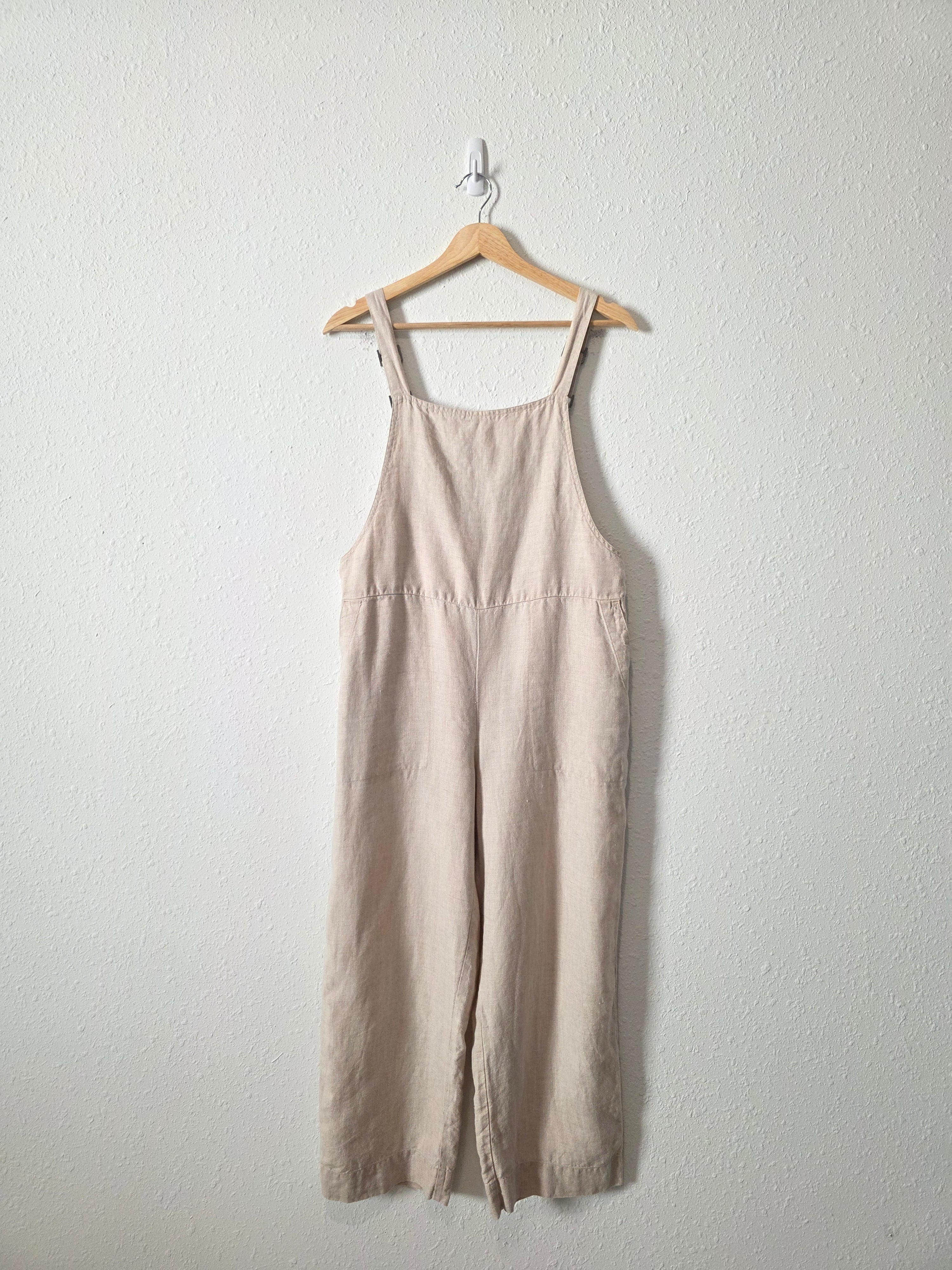 Eileen Fisher Organic Linen Overalls (XS/S petite)
