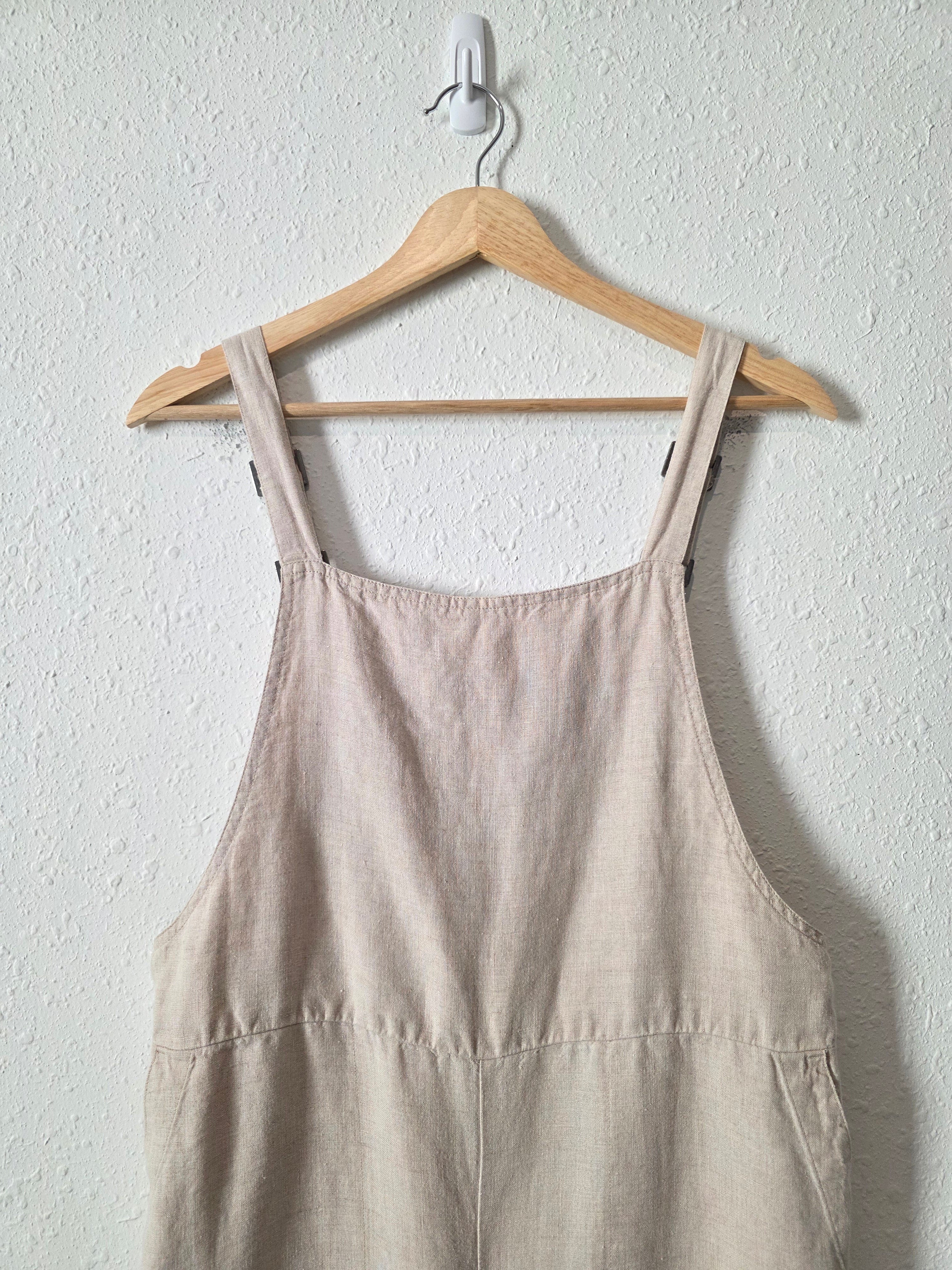 Eileen Fisher Organic Linen Overalls (XS/S petite)