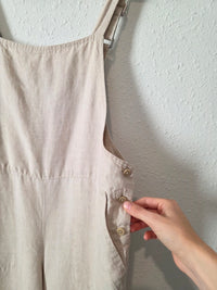 Eileen Fisher Organic Linen Overalls (XS/S petite)