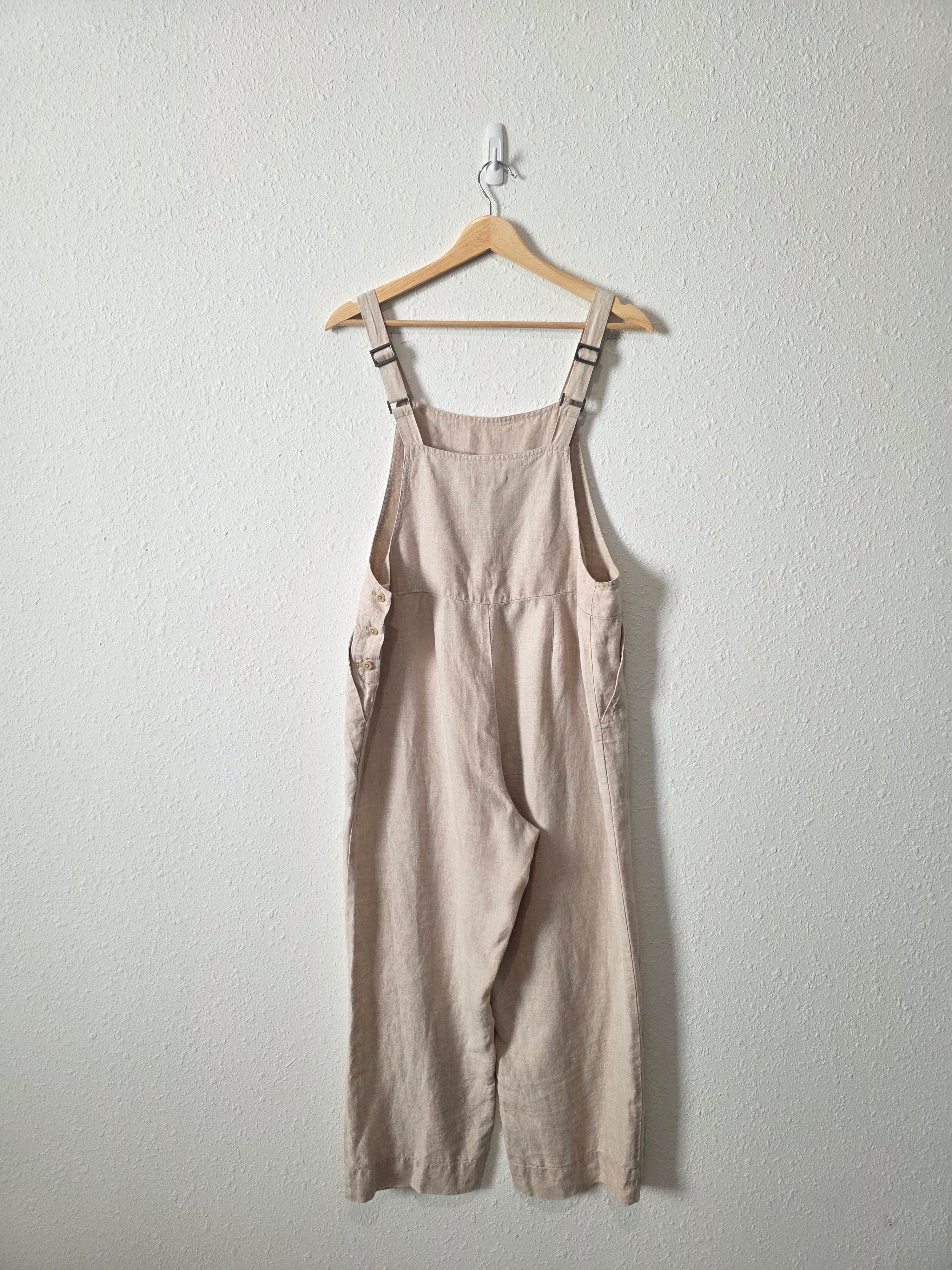 Eileen Fisher Organic Linen Overalls (XS/S petite)
