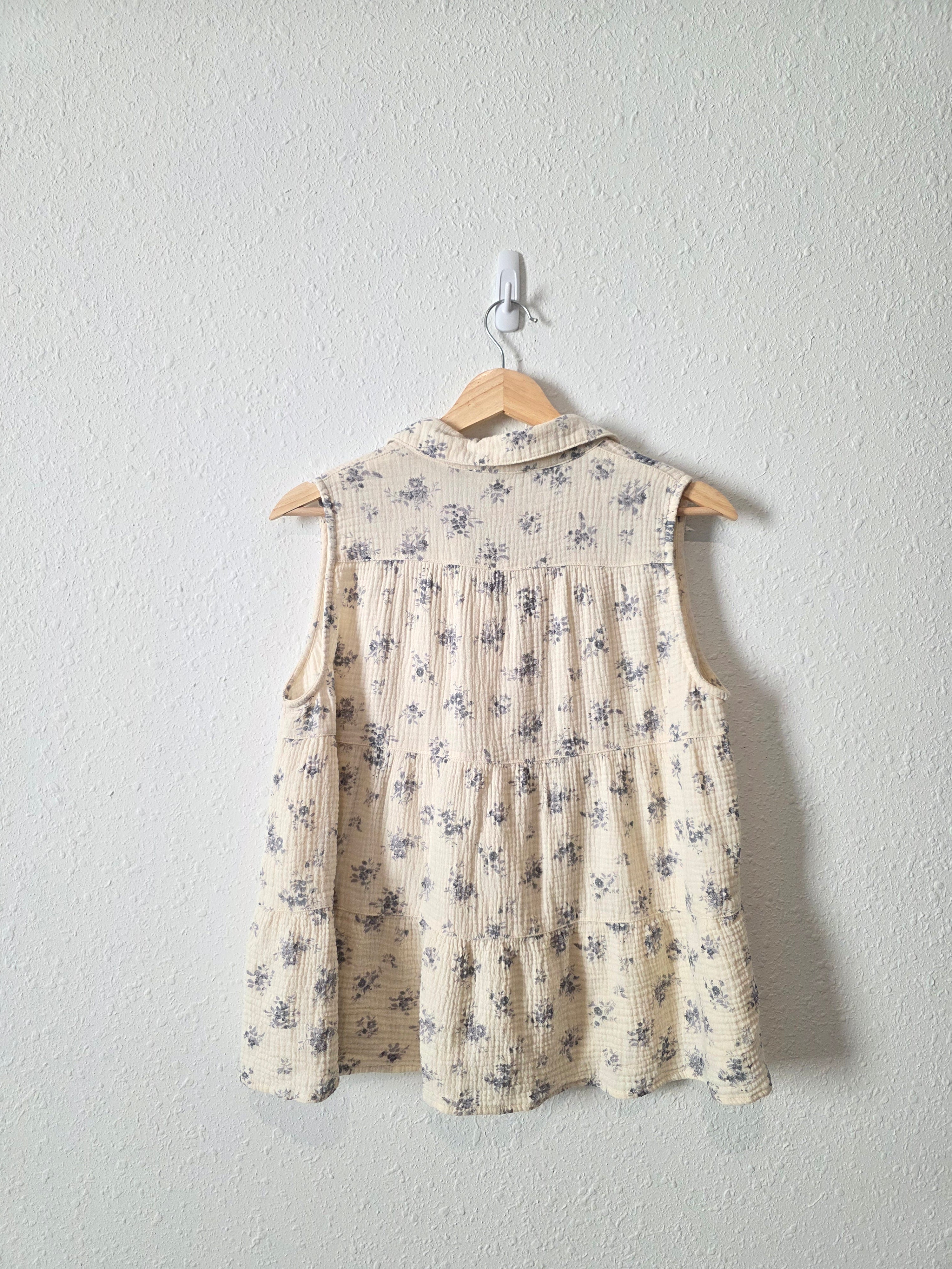 Grade & Gather Cottage Floral Top (S)