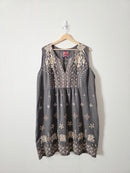 Johnny Was Embroidered Tunic Dress (XXL)