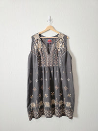 Johnny Was Embroidered Tunic Dress (XXL)