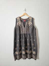 Johnny Was Embroidered Tunic Dress (XXL)