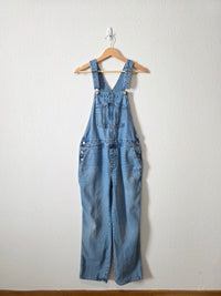 Relaxed Cotton Denim Overalls (8)
