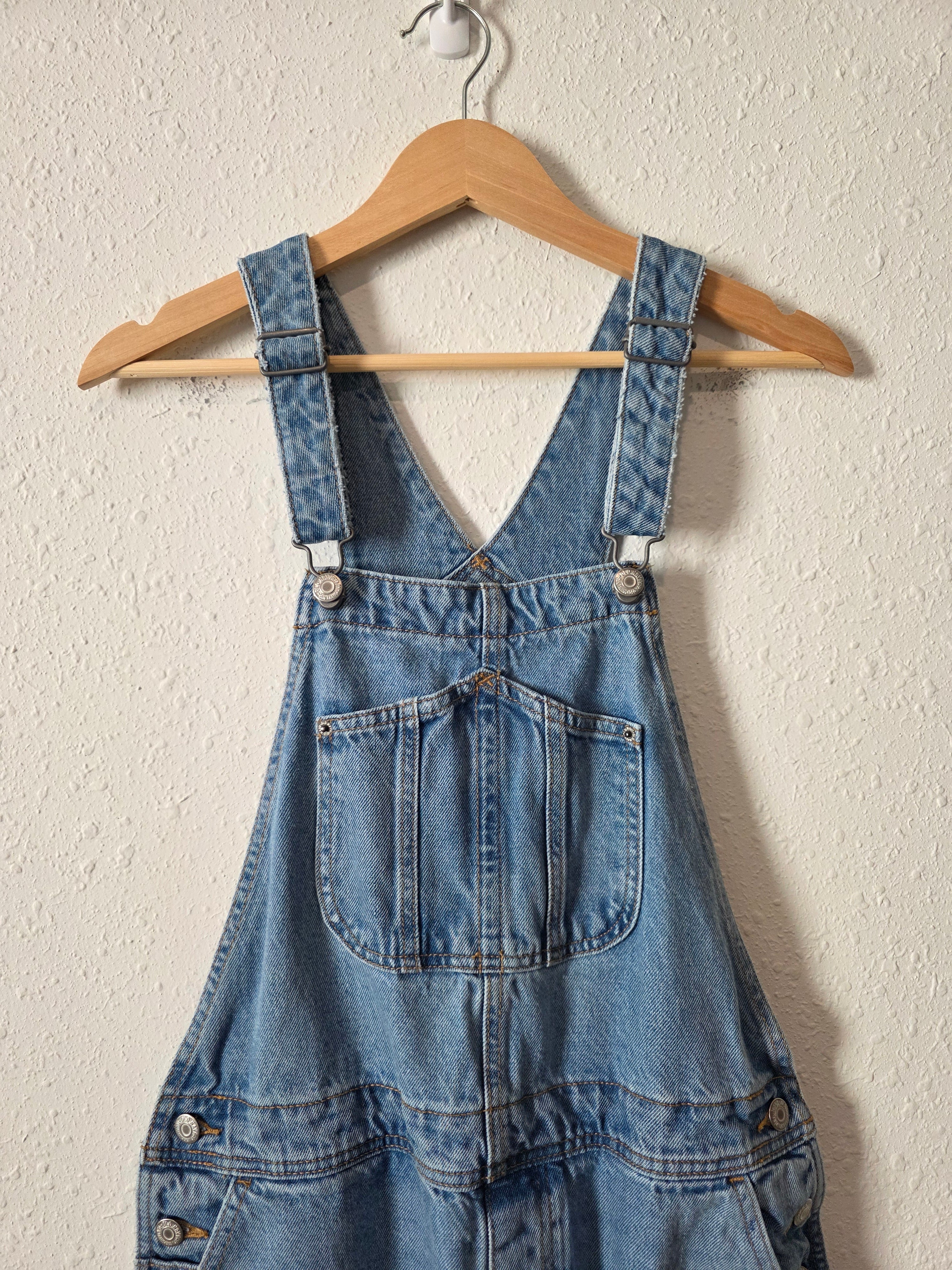 Relaxed Cotton Denim Overalls (8)