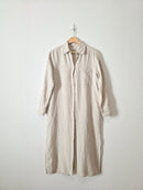 AYR Linen Duster Shirt Dress (S)