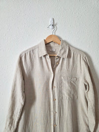 AYR Linen Duster Shirt Dress (S)
