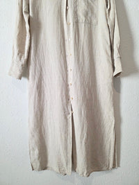 AYR Linen Duster Shirt Dress (S)