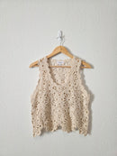 Anniewear Floral Crochet Top (S/M)