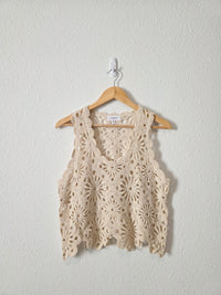 Anniewear Floral Crochet Top (S/M)