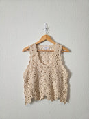 Anniewear Floral Crochet Top (S/M)