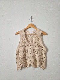 Anniewear Floral Crochet Top (S/M)
