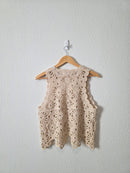 Anniewear Floral Crochet Top (S/M)