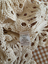 Anniewear Floral Crochet Top (S/M)