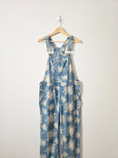 April Cornell Floral Denim Overalls (S)