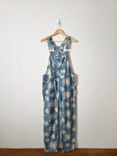 April Cornell Floral Denim Overalls (S)