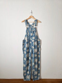 April Cornell Floral Denim Overalls (S)