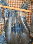 April Cornell Floral Denim Overalls (S)