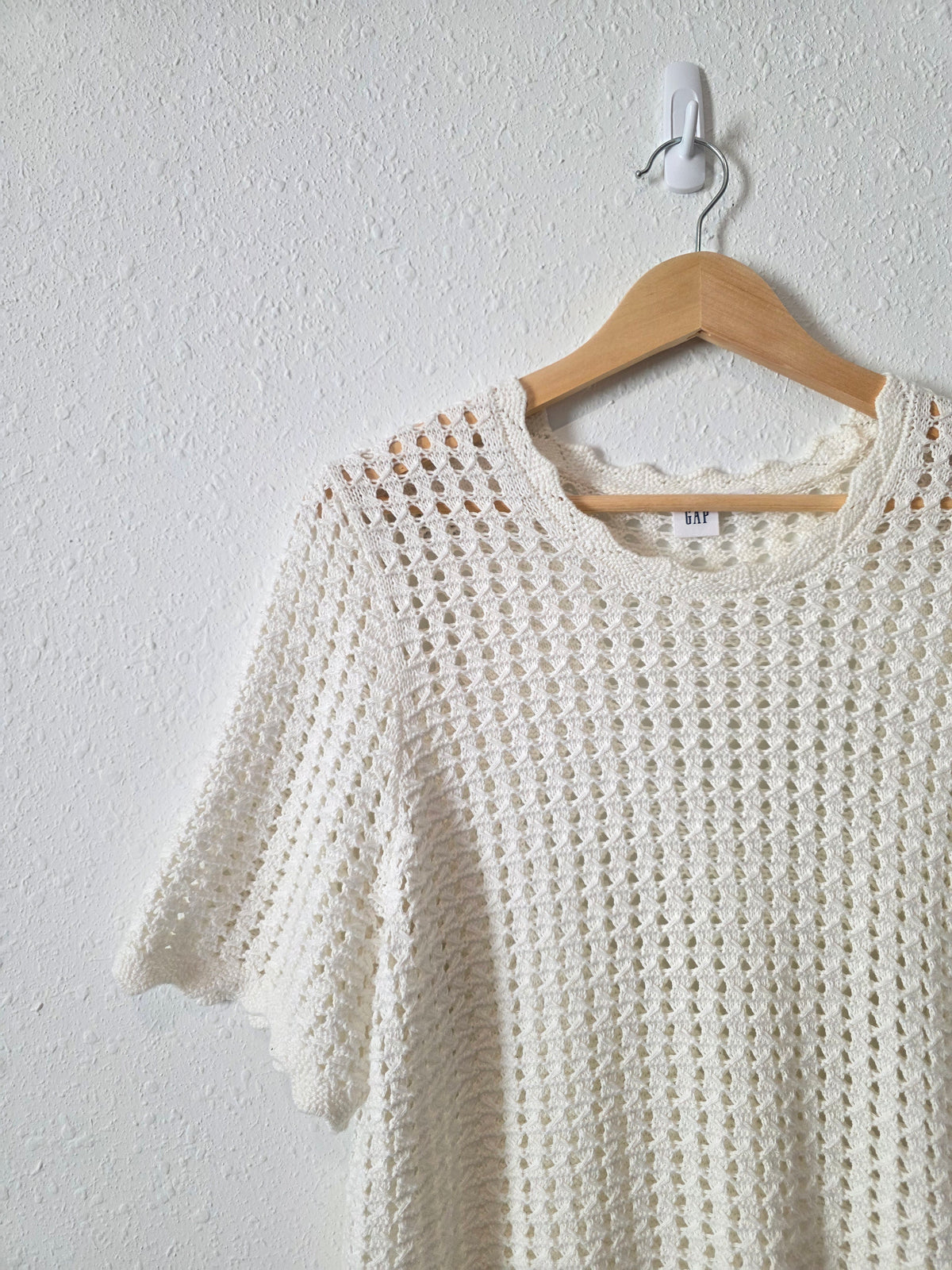 Gap Cotton Crochet Top (L)