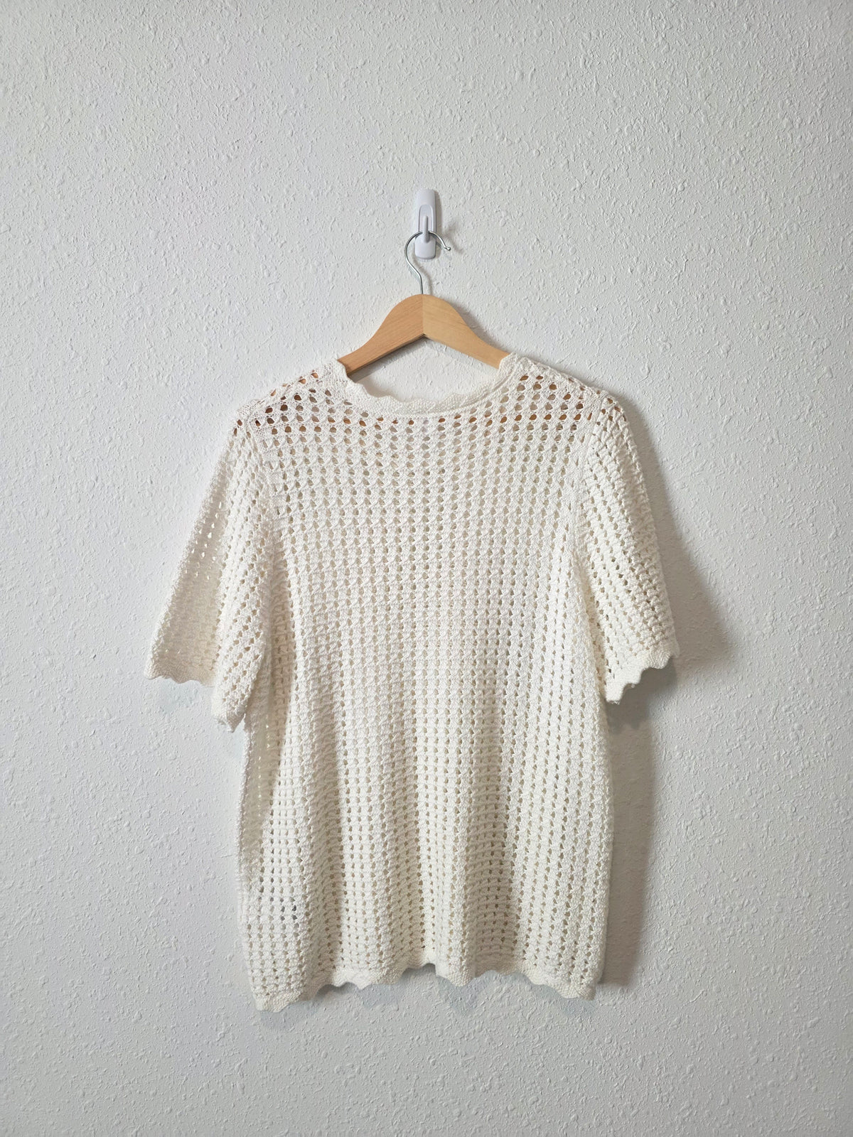 Gap Cotton Crochet Top (L)