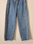 Madewell Straight Drawstring Jeans (XS)
