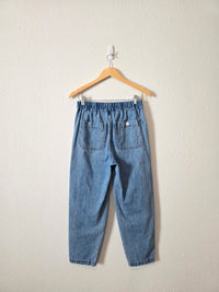 Madewell Straight Drawstring Jeans (XS)