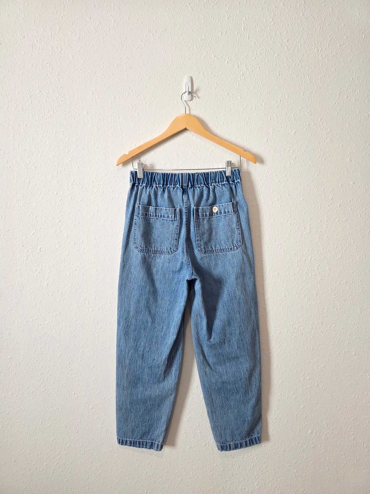 Madewell Straight Drawstring Jeans (XS)