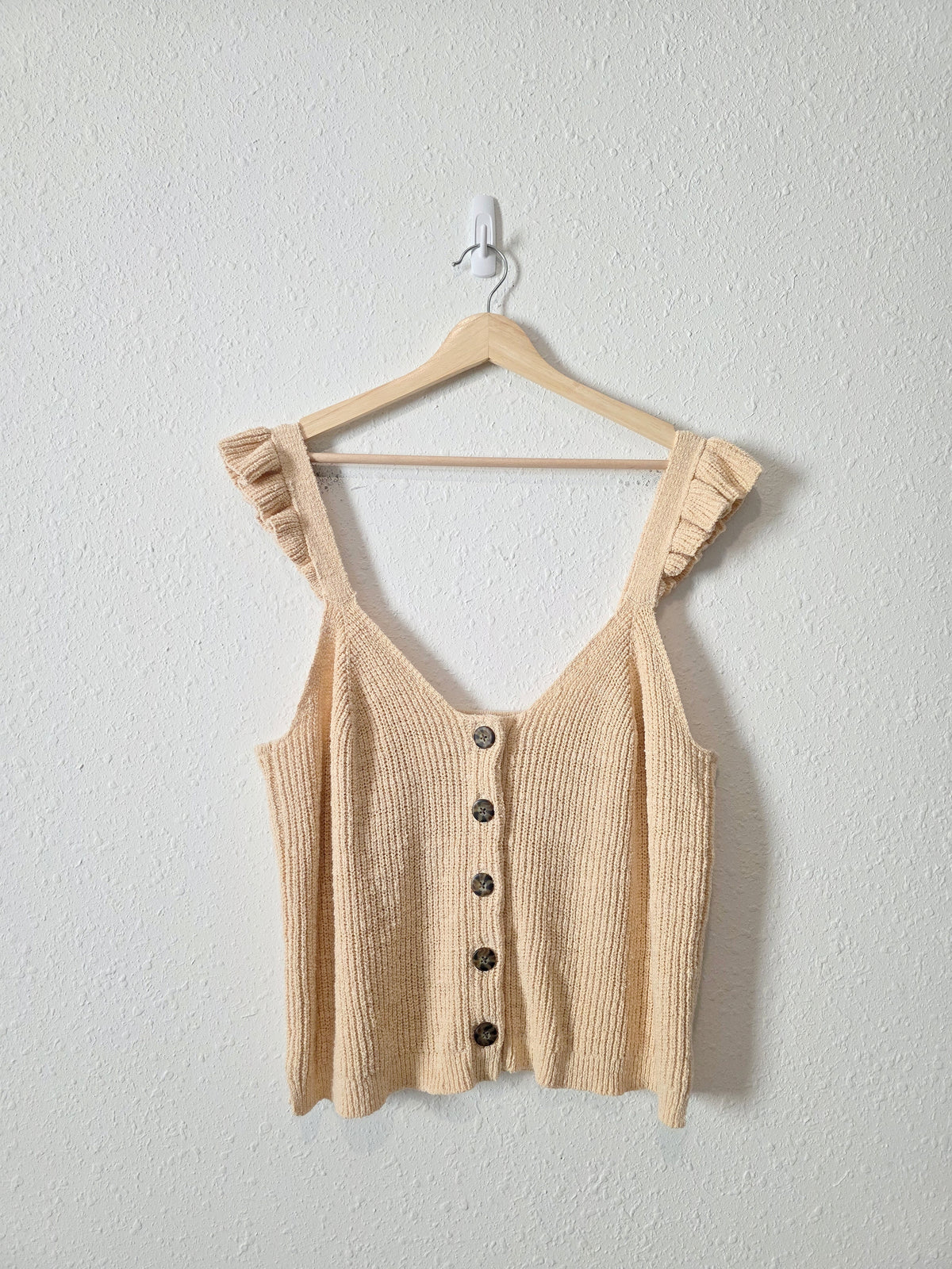 Madewell Cotton Blend Knit Tank (L)
