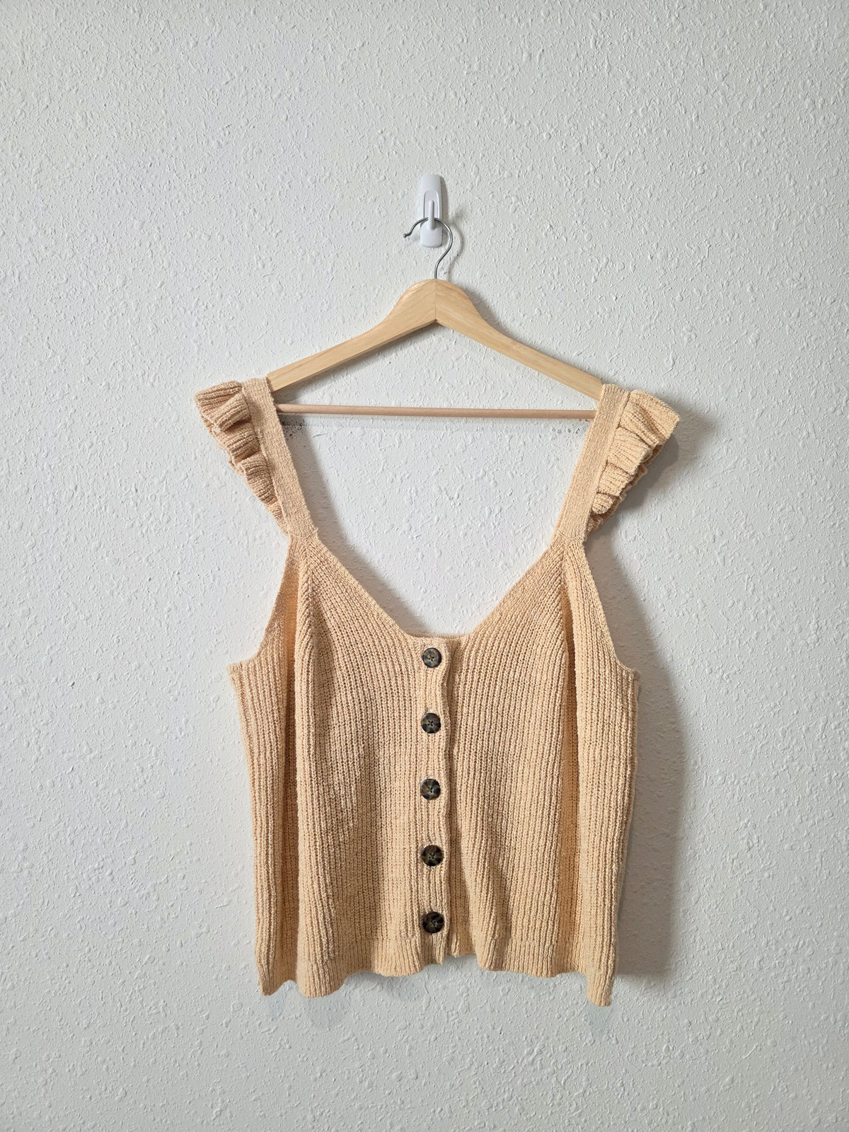 Madewell Cotton Blend Knit Tank (L)