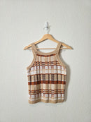 Banana Republic Striped Knit Tank (XS)