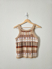 Banana Republic Striped Knit Tank (XS)