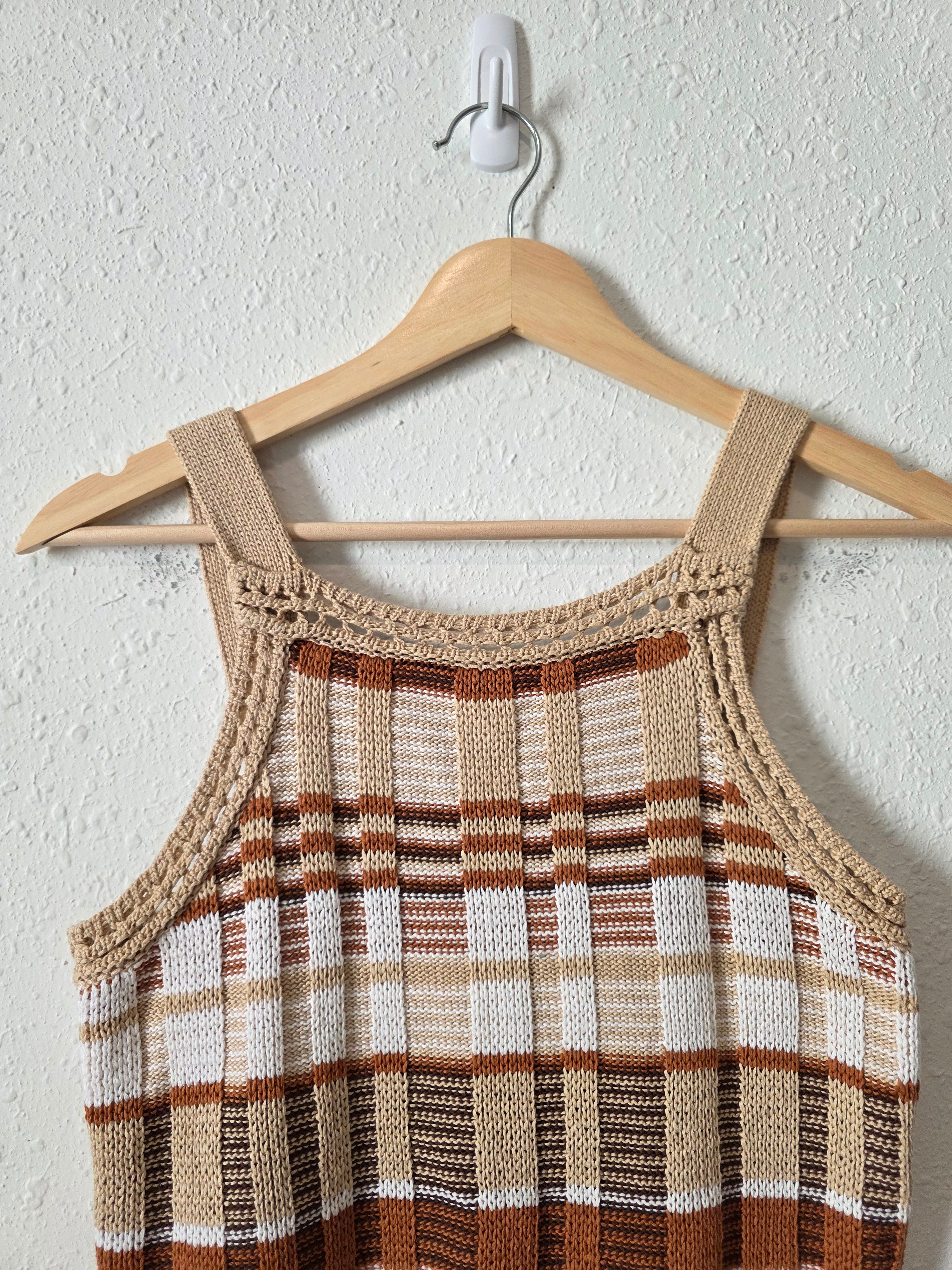 Banana Republic Striped Knit Tank (XS)