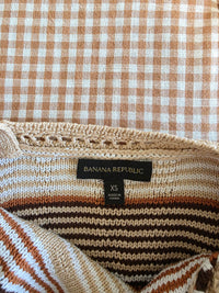 Banana Republic Striped Knit Tank (XS)