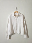 Cotton Gauze Oversized Button Up (M)